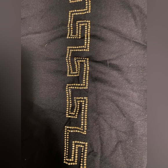 Versace for H&M black leggings size US 10 - Picture 2 of 3